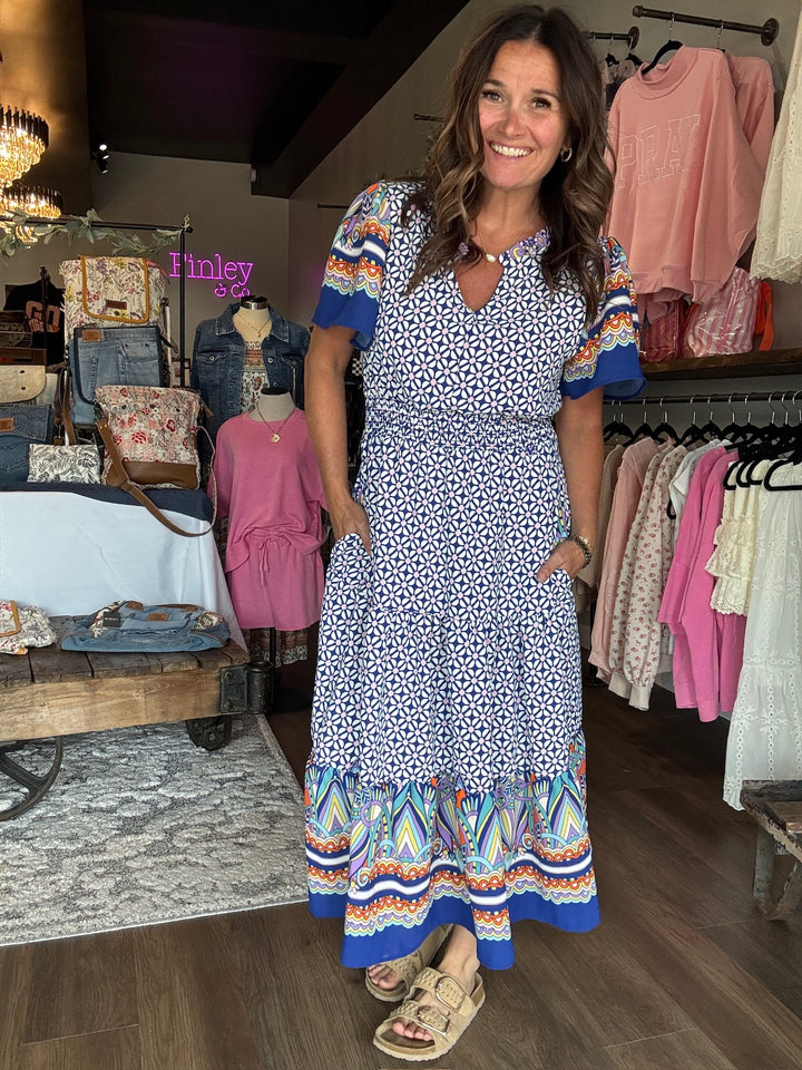 Seaside Mosaic Dress