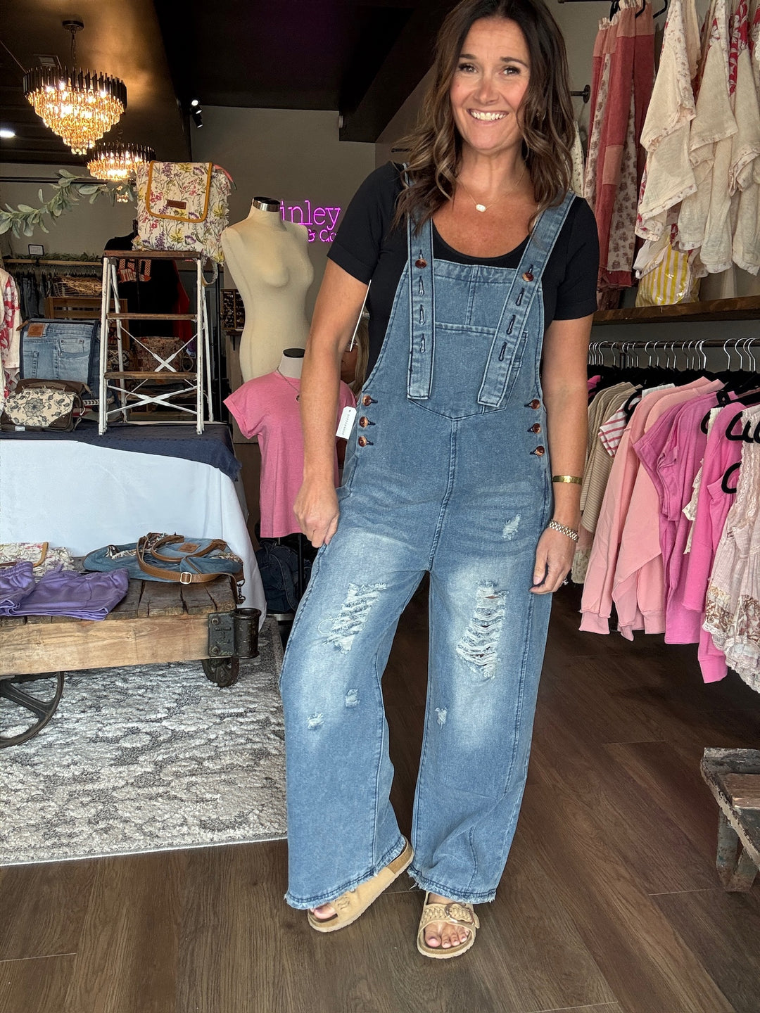 Autumn Adventures Wide Leg Overalls