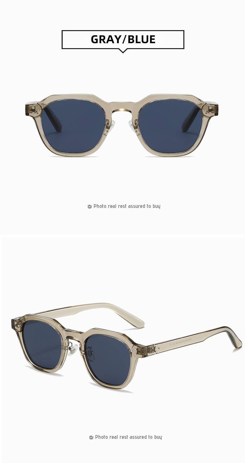 Retro Street Style Square Frame Sunglasses