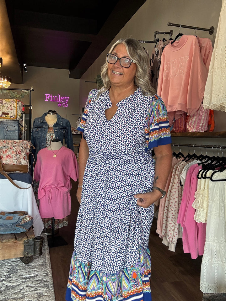 Seaside Mosaic Dress