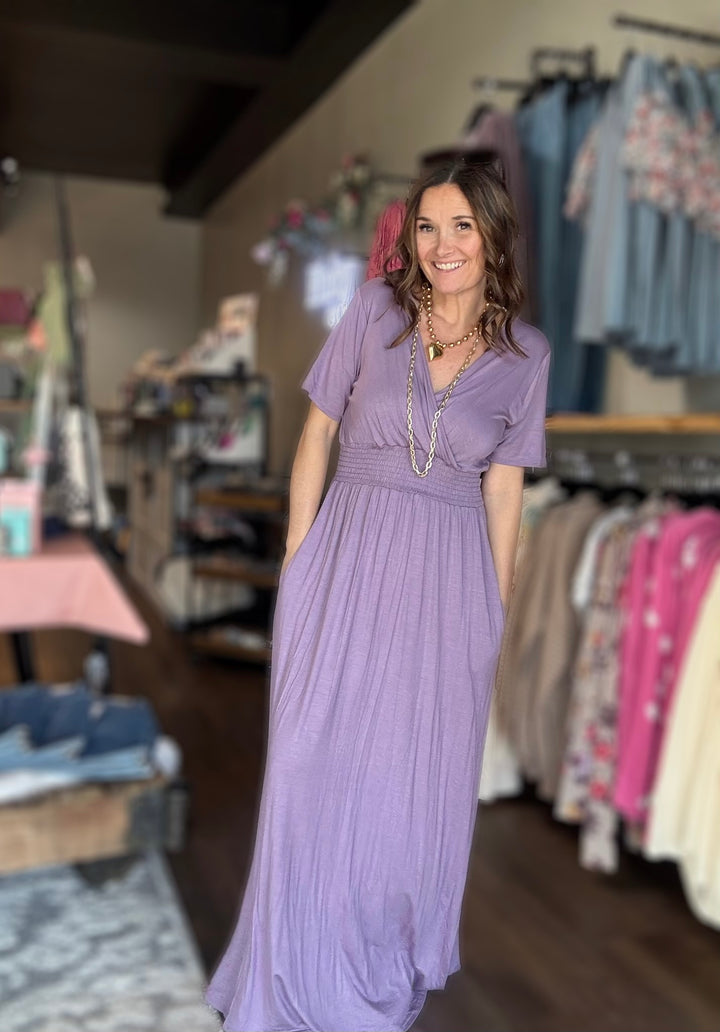Lavender Maxi Dress