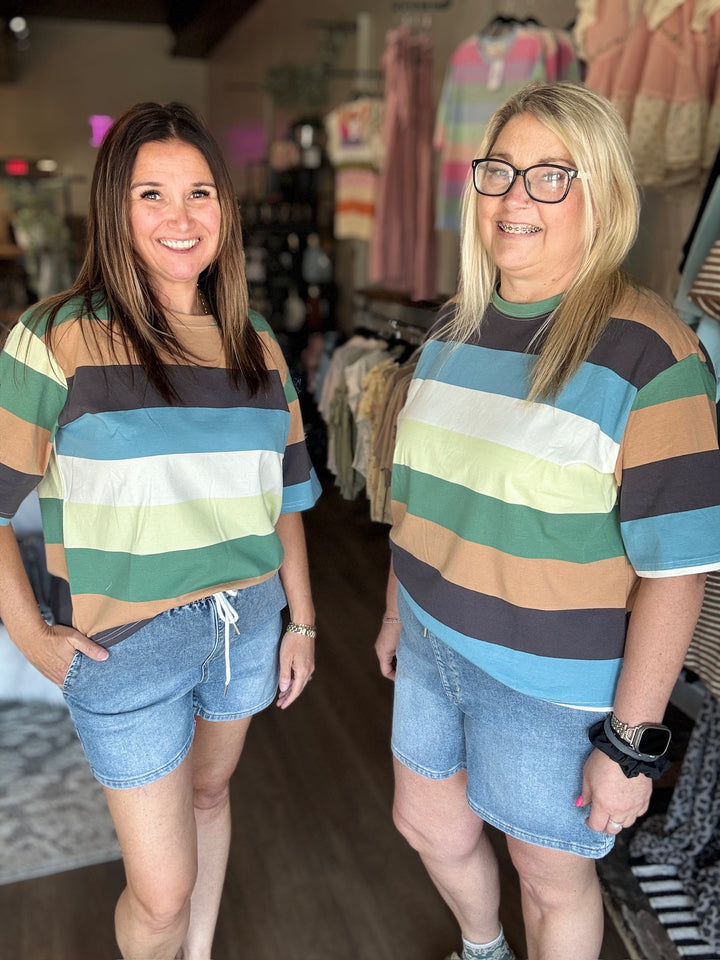 Striped Relaxed tee