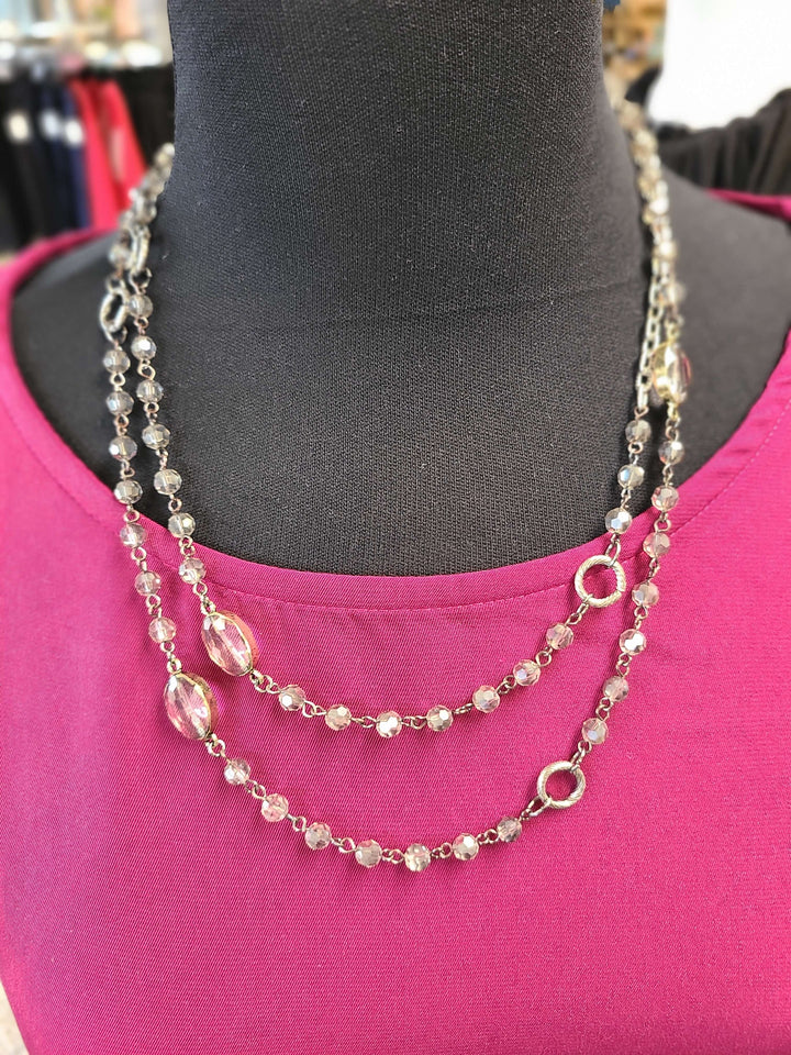 Beaded Chandelier Necklace