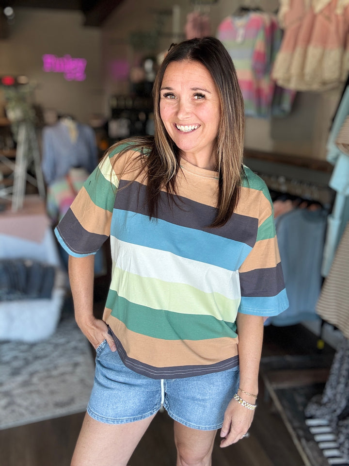 Striped Relaxed tee