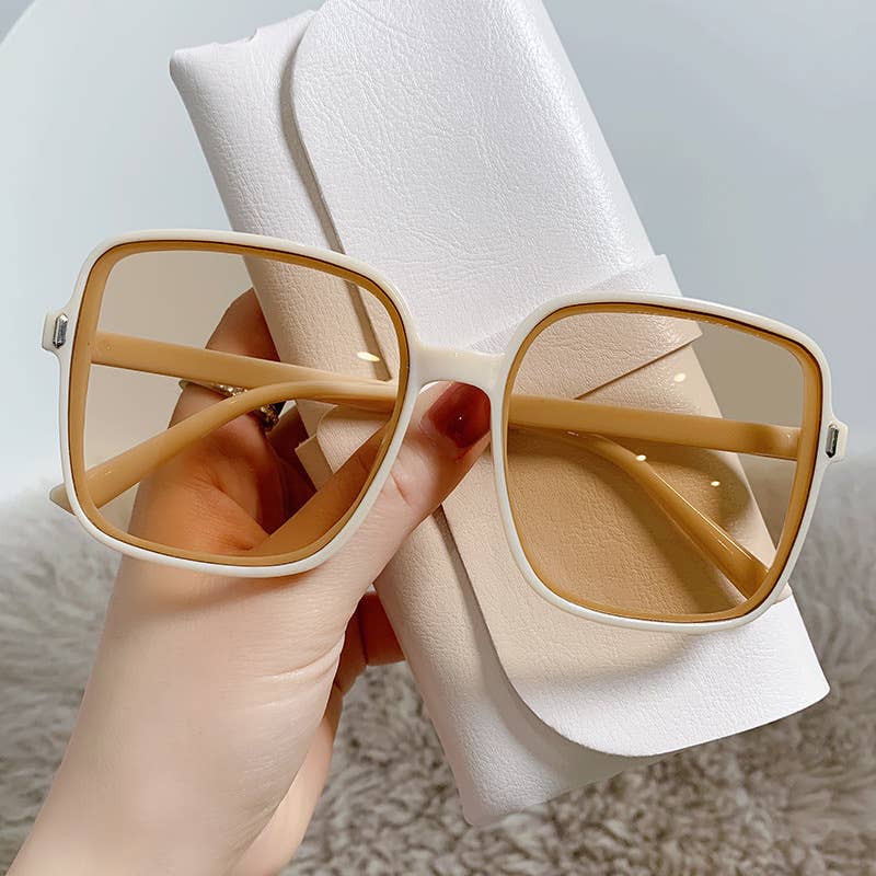 Square gradient color Sunglasses - Women's