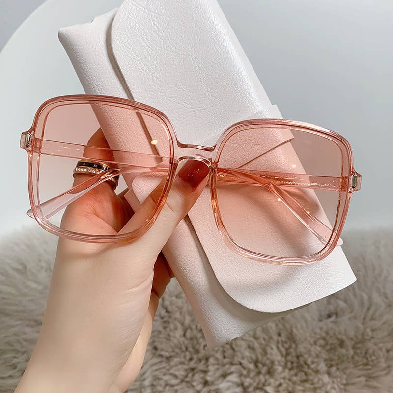 Square gradient color Sunglasses - Women's