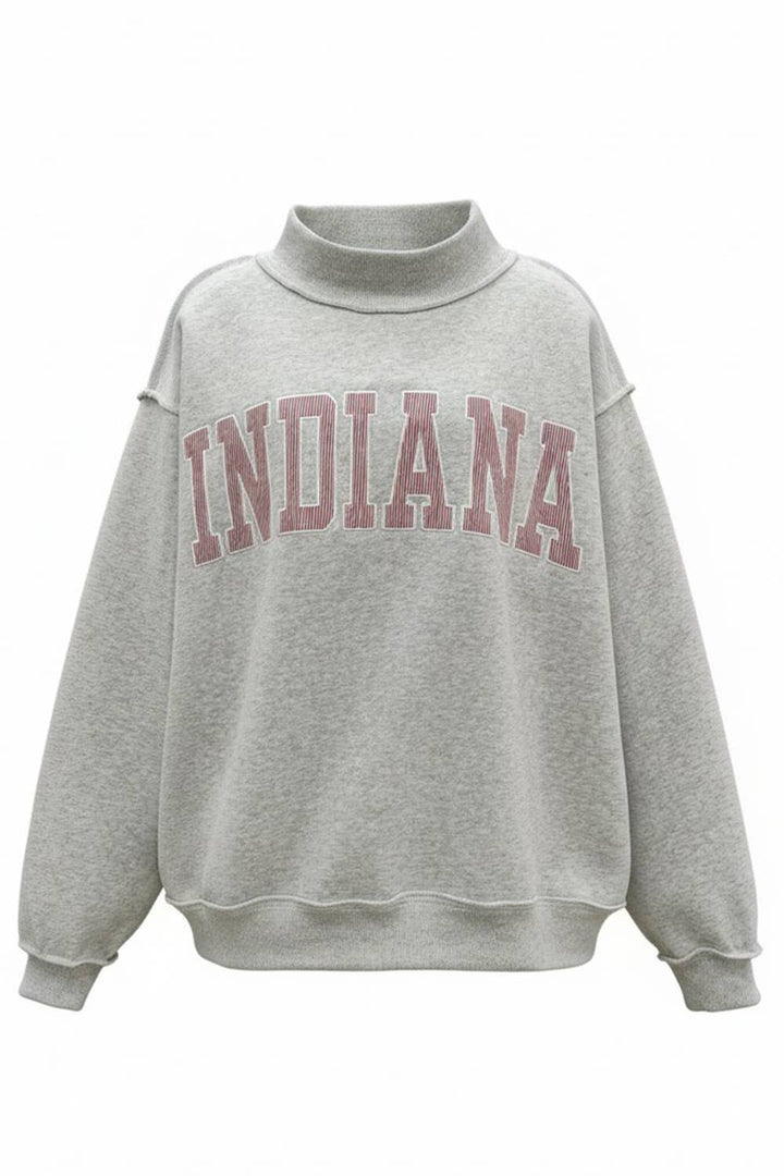 IT2594E-INDIANA1 | 'INDIANA' Stripe Embroidered Sweatshirt