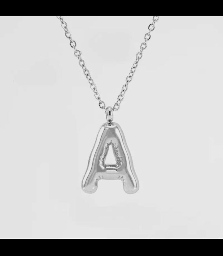 Bubble Letter Necklace