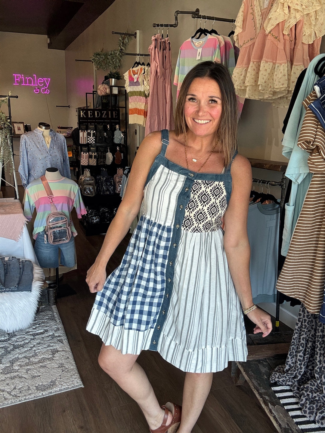 Summer Fun Patchwork Dress
