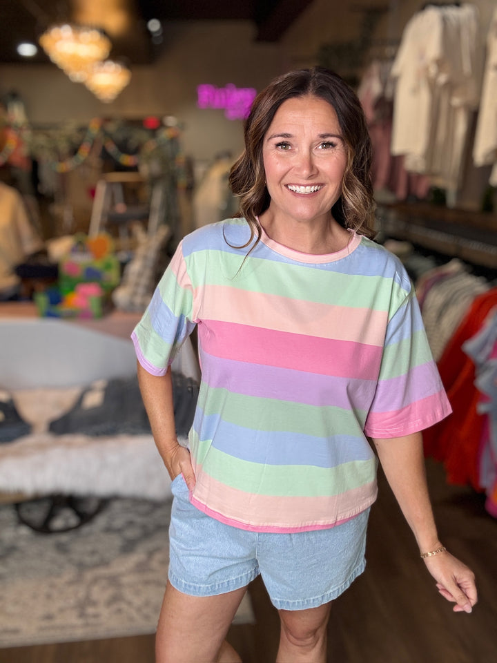 Striped Relaxed tee