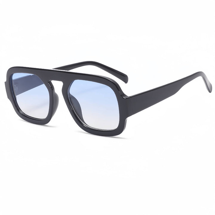 Retro Leopard Double Beam sunglasses Aviator glasses