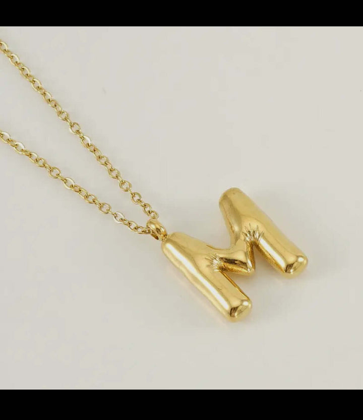 Bubble Letter Necklace