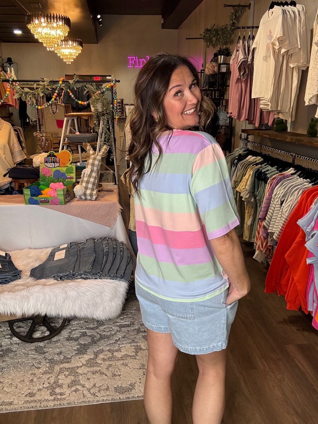 Striped Relaxed tee