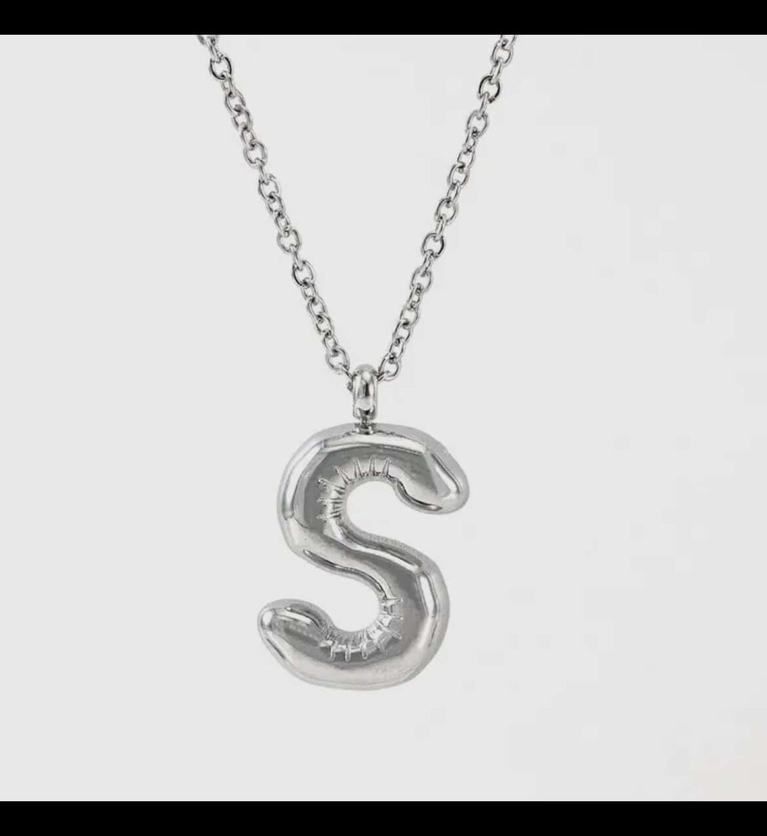 Bubble Letter Necklace