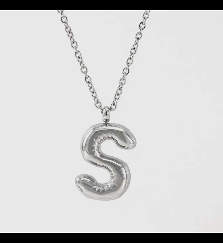 Bubble Letter Necklace
