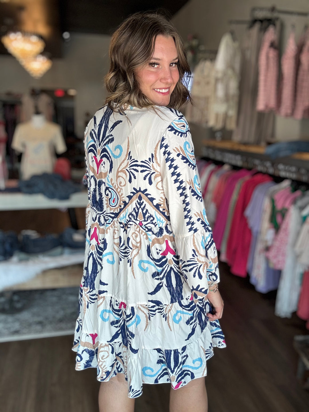 Boho Tiered Ruffle Dress