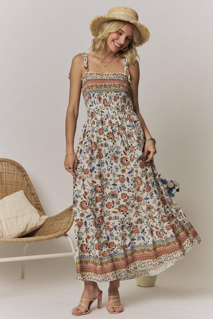 LD7501N_HE_-TIE SHOULDER MAXI DRESS