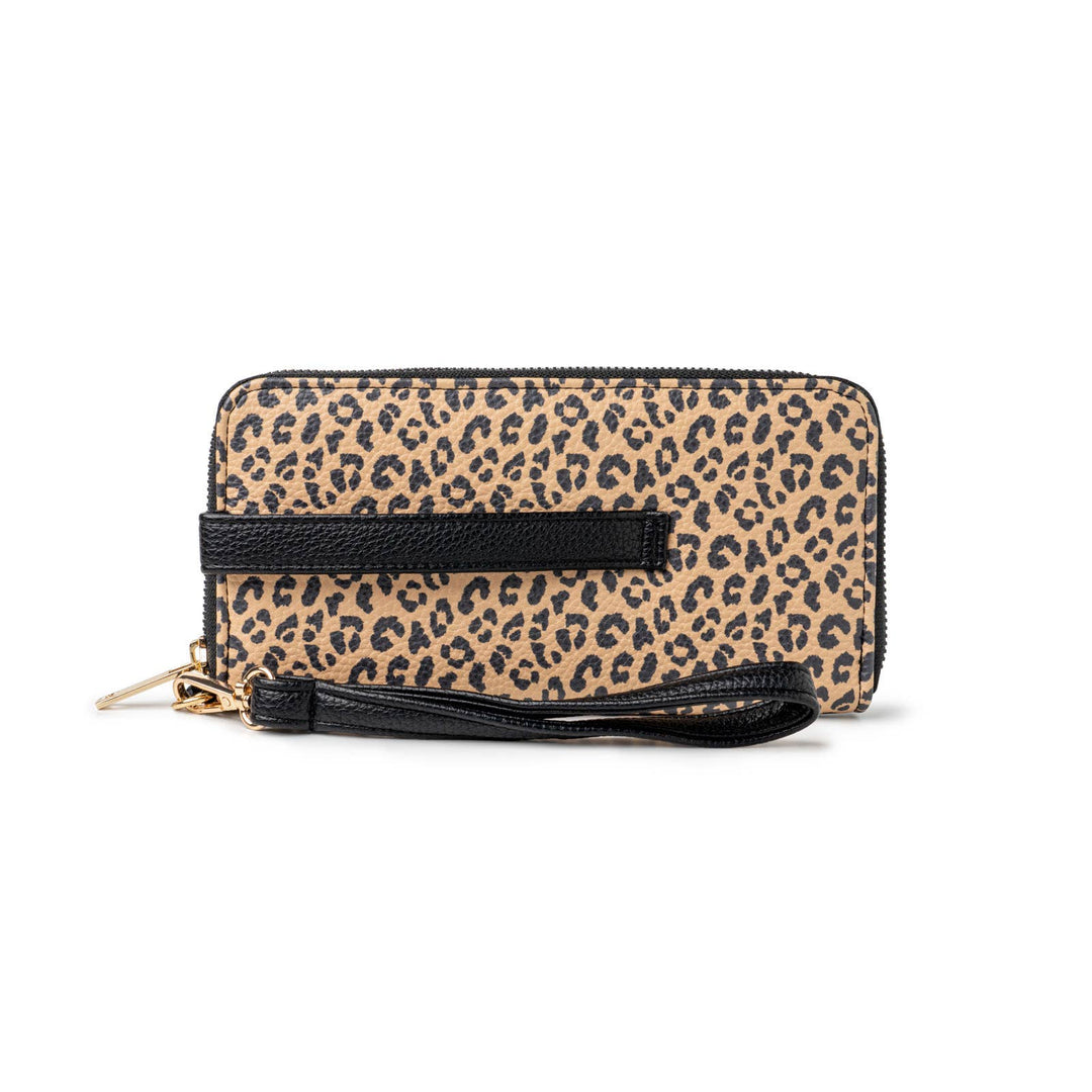 Kedzie Patterned Zip-Around Clutch