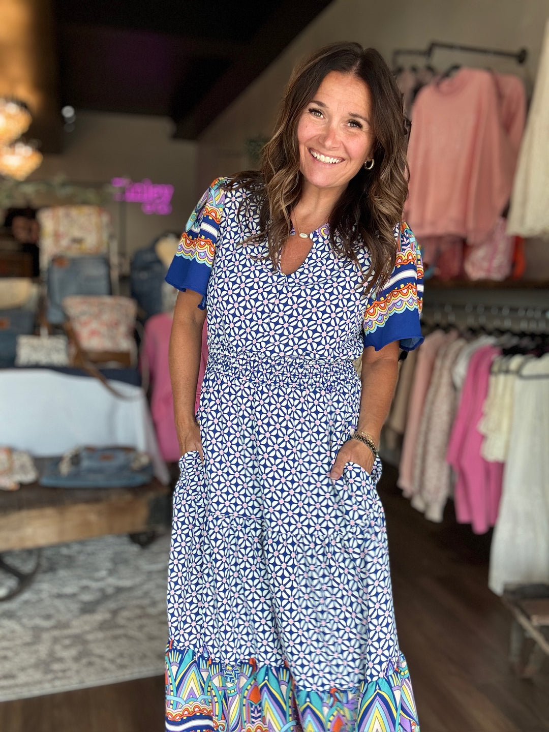 Seaside Mosaic Dress