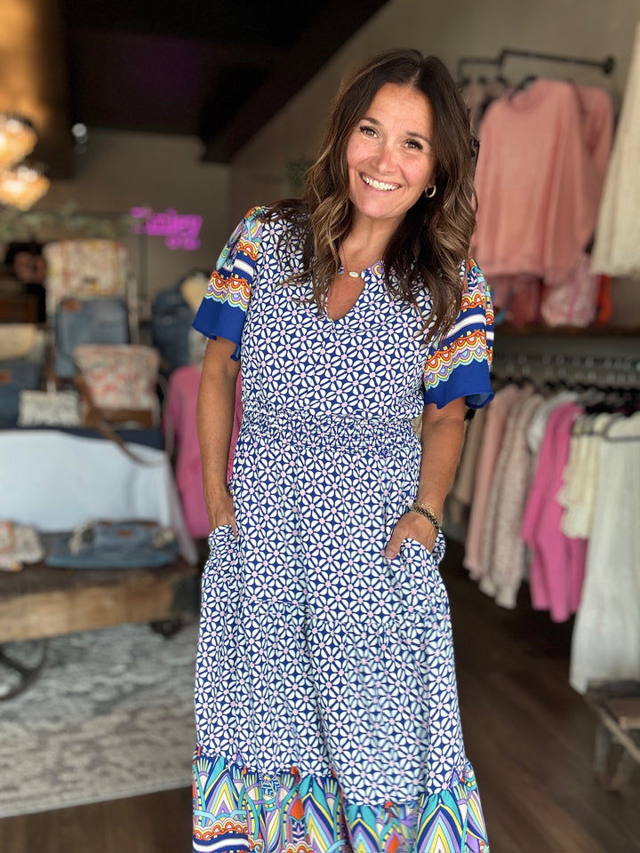 Seaside Mosaic Dress
