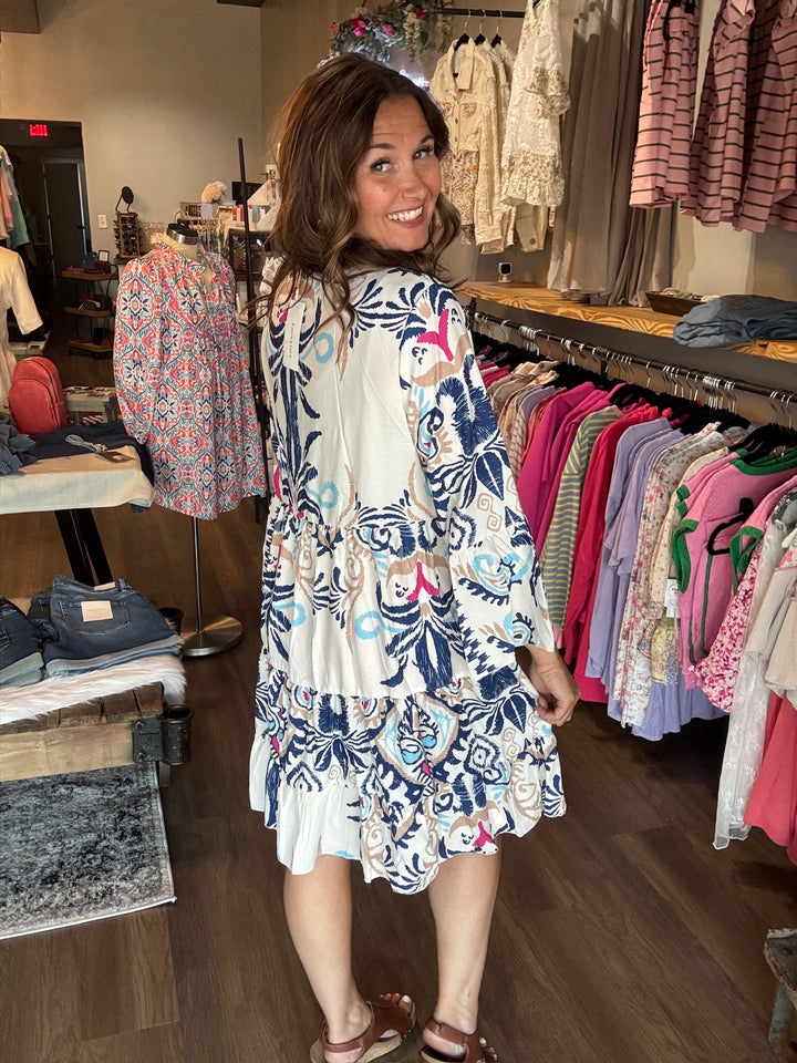 Boho Tiered Ruffle Dress