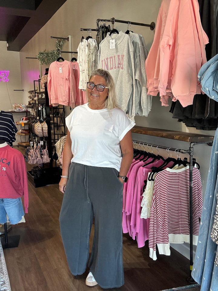 French Terry Pigment Dye & Enzyme Washed Pants