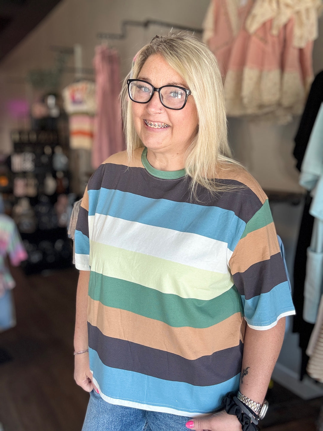 Striped Relaxed tee