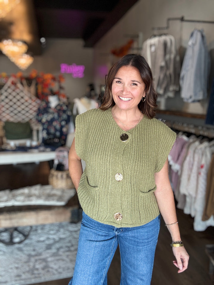 Woodland Cozy Sweater Vest
