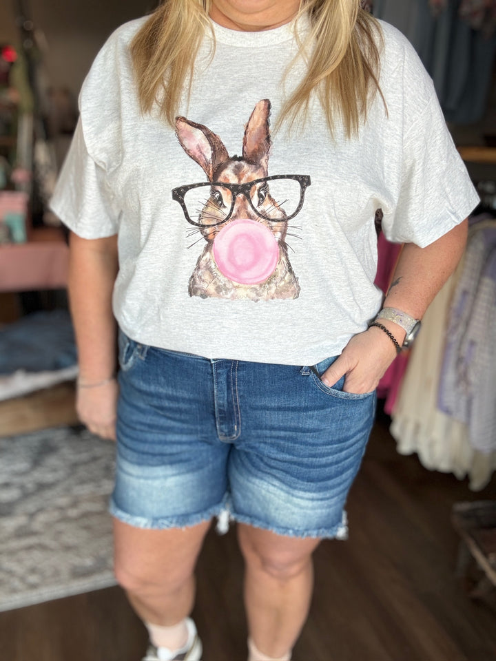 Mid Rise Frayed Denim Shorts