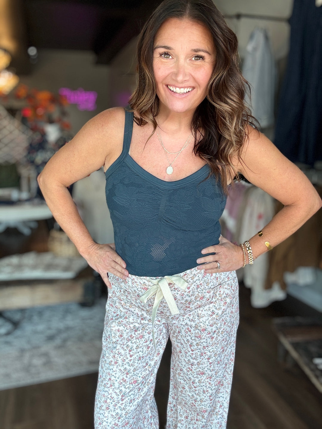 Floral Darling Lace Tank