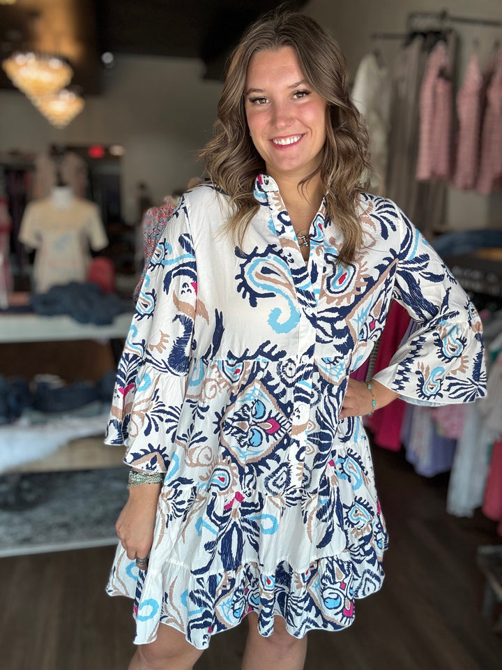 Boho Tiered Ruffle Dress