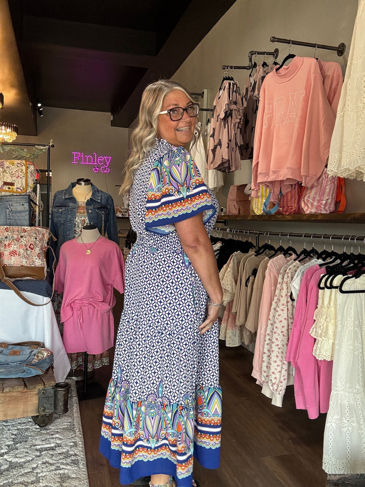 Seaside Mosaic Dress