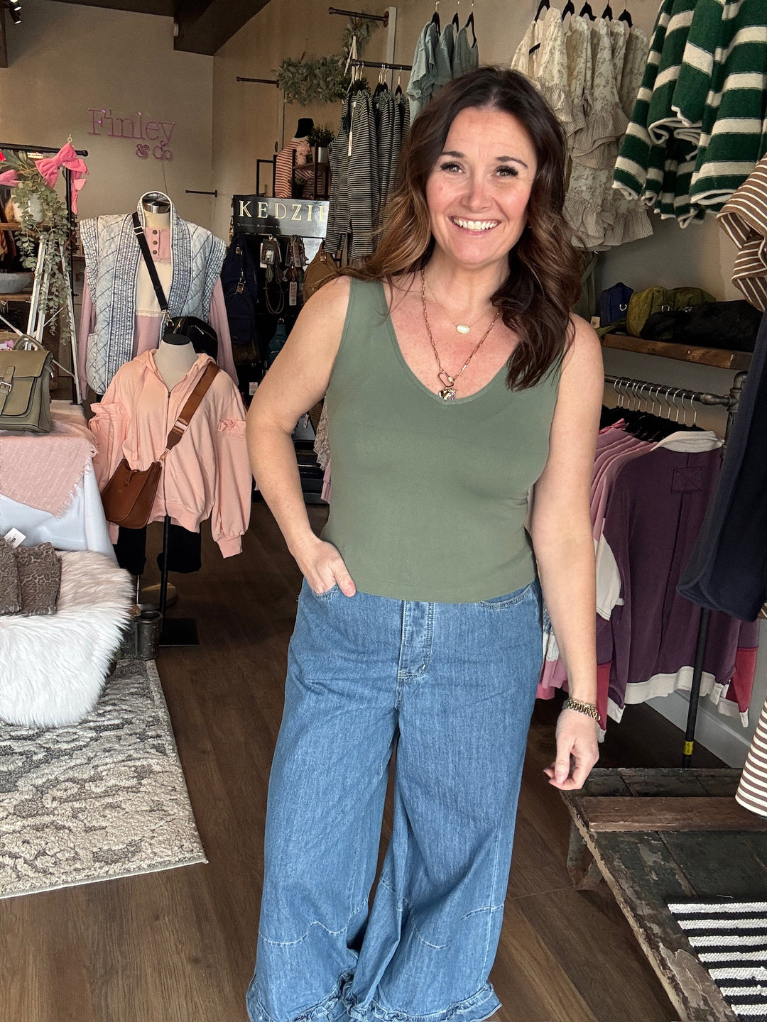 Hip Length Reversible Tank