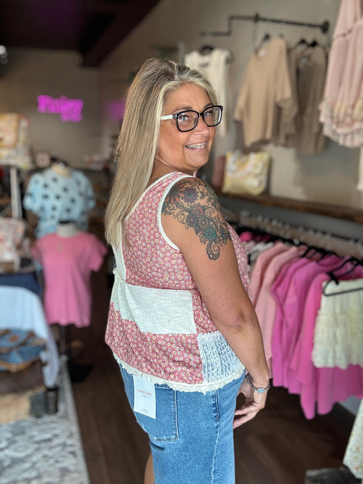 Summer Fun Floral Tank