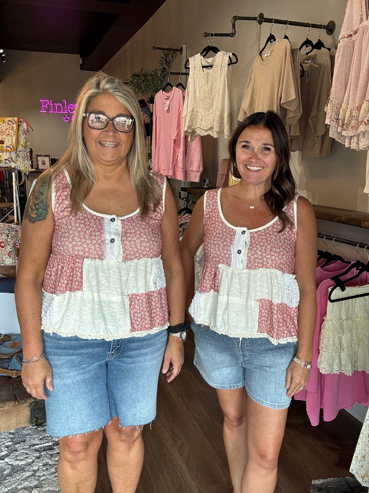 Summer Fun Floral Tank