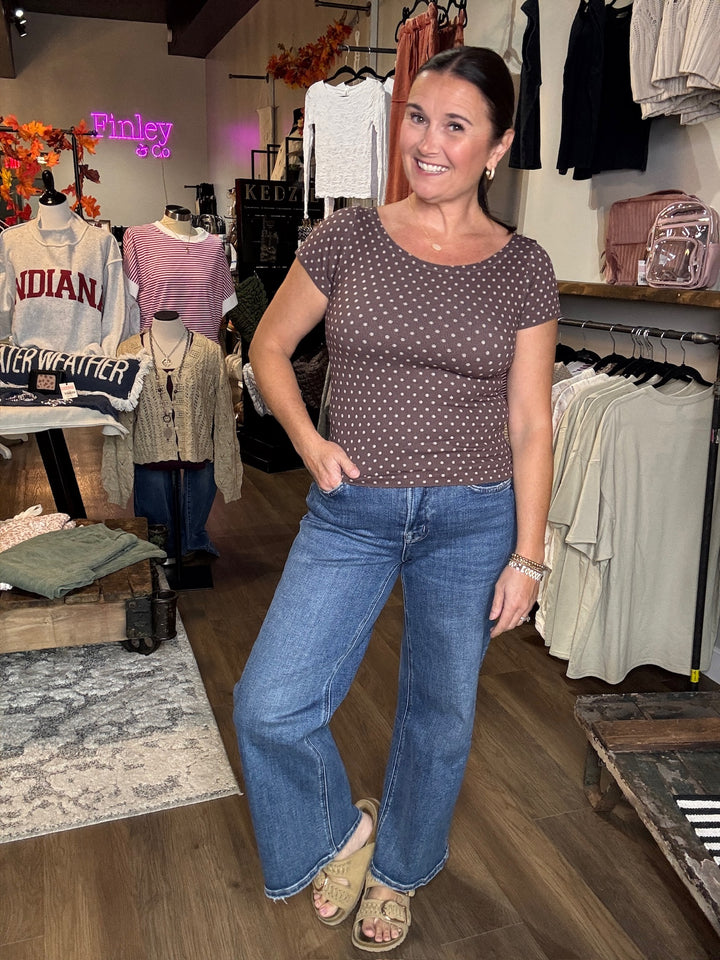 Reversible Polka Dot Tee