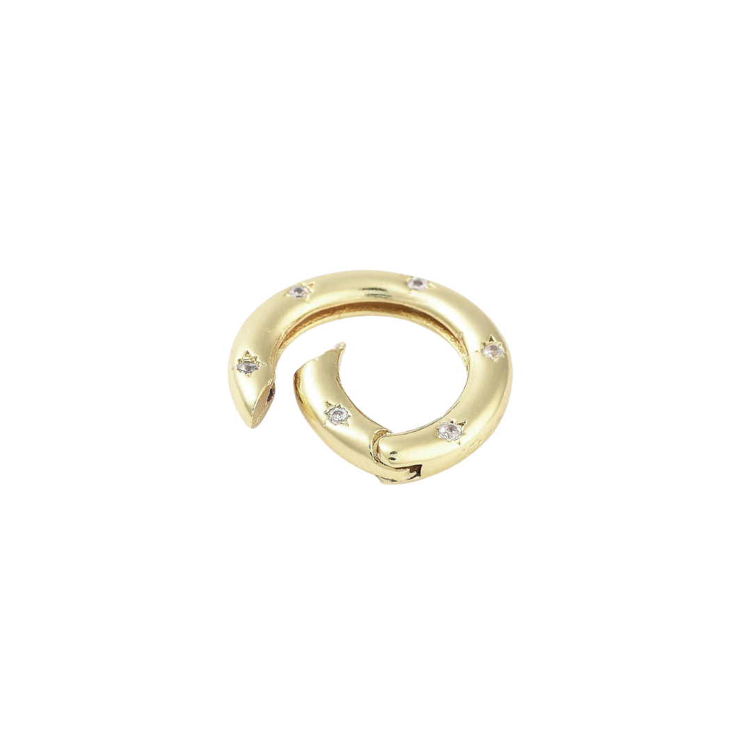 Lily Round Gold Carabiner