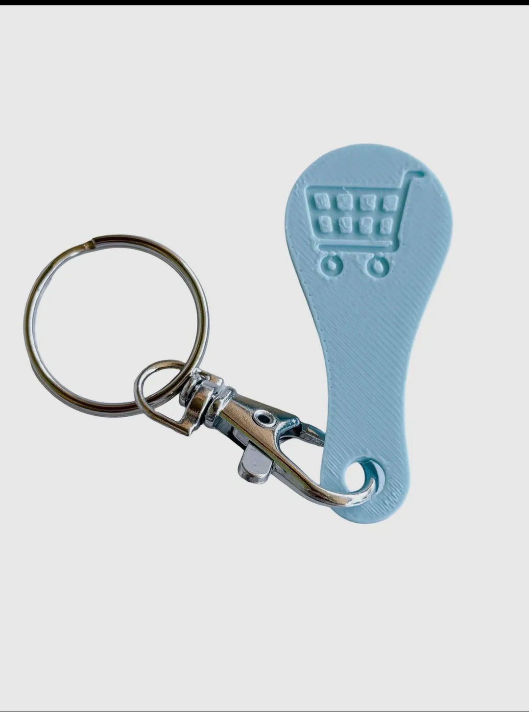 Shopping Cart Quarter Saver Keychain