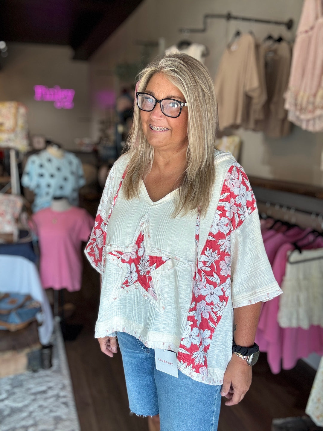 Freedom Blooms Top