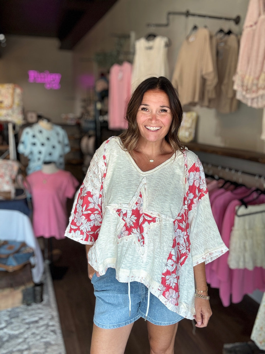 Freedom Blooms Top