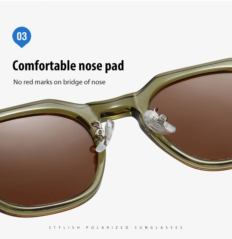 Retro Street Style Square Frame Sunglasses