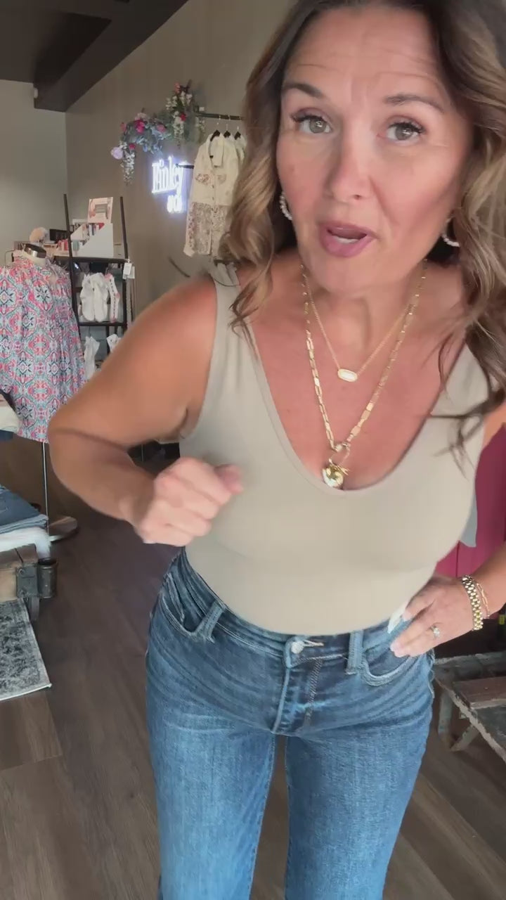 Judy Blue High Waisted Trouser Flare Jeans